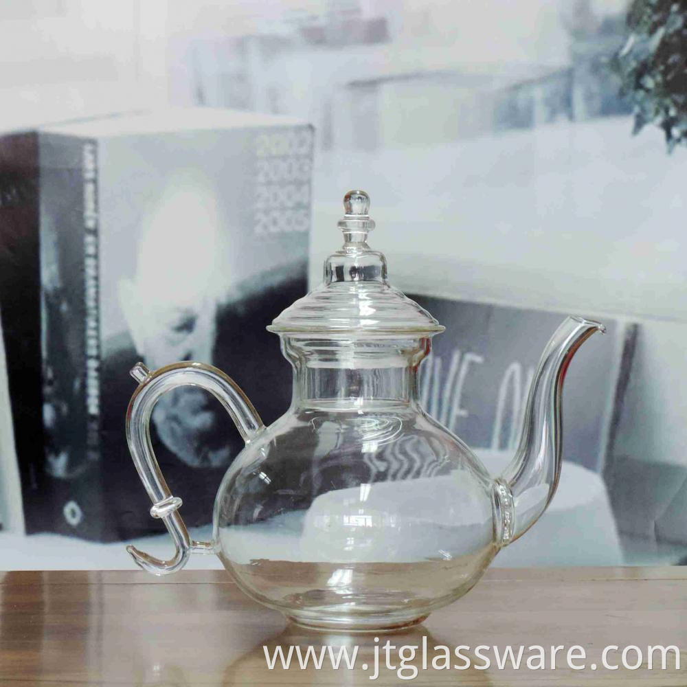 Heat Resistant Borosilicate Glass Teapot